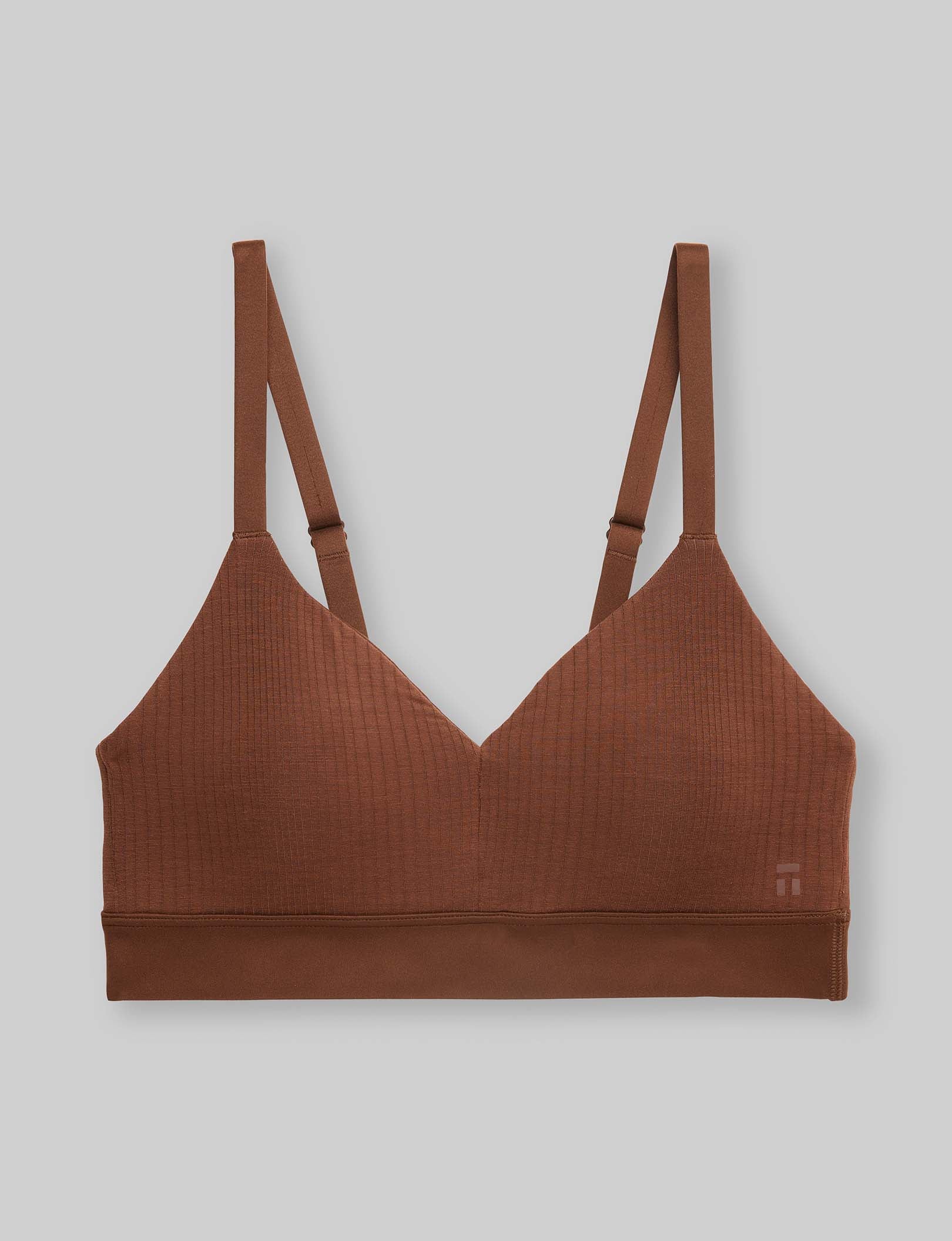 Women's Second Skin Luxe Rib Triangle Bralette