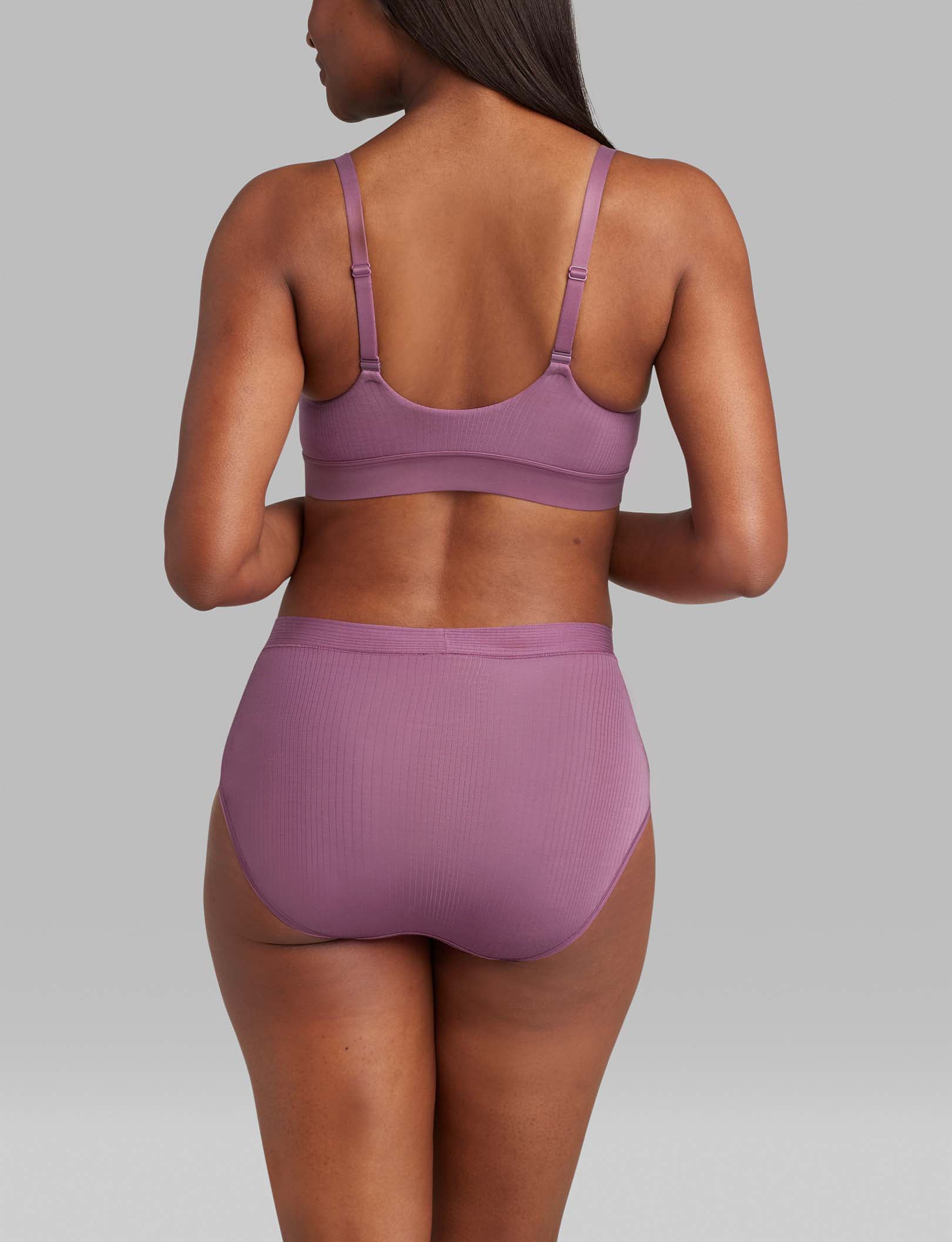 Women's Second Skin Luxe Rib Triangle Bralette
