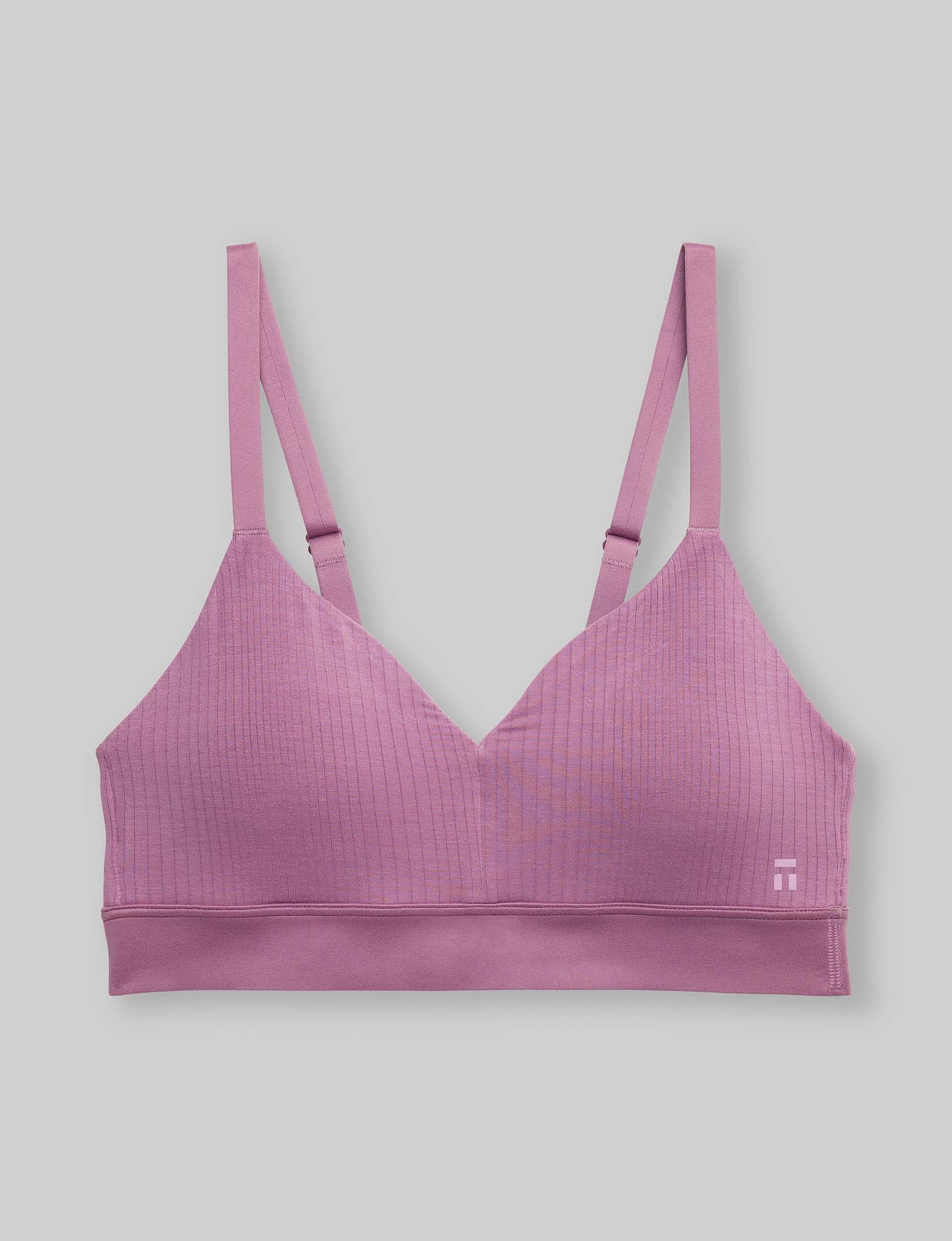 Women's Second Skin Luxe Rib Triangle Bralette