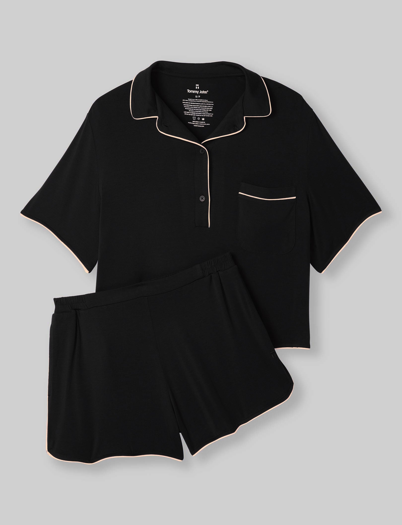 Women's Downtime Pajama Top & Short Set