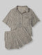 Women's Downtime Pajama Top & Short Set::Simple Leopard::Swatch