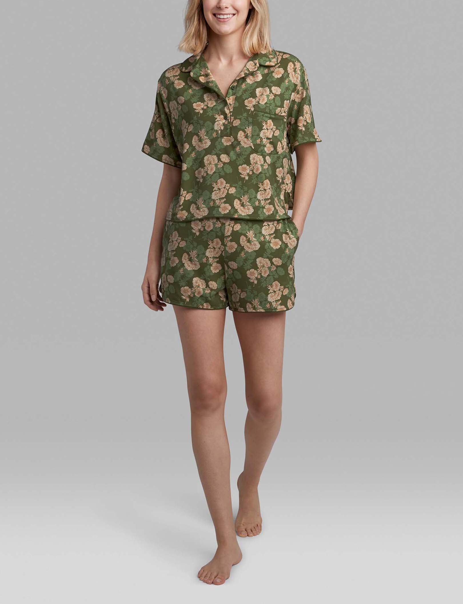 Women's Downtime Pajama Top & Short Set