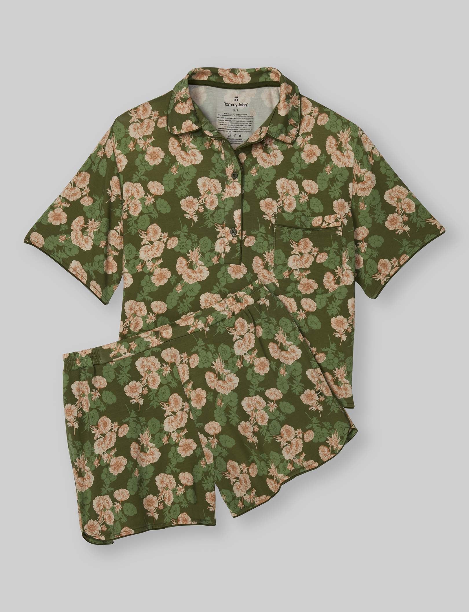 Women's Downtime Pajama Top & Short Set