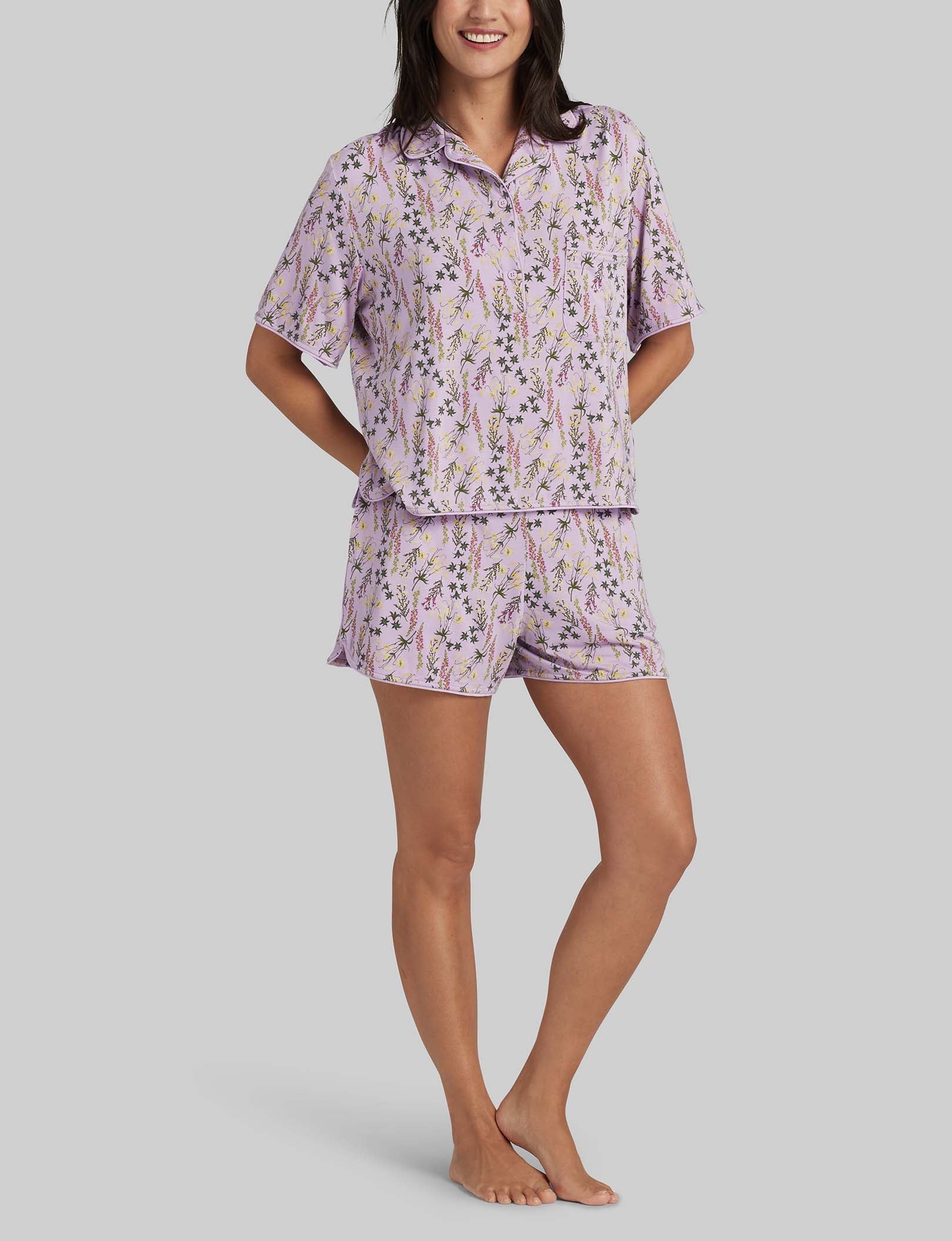 Women's Downtime Pajama Top & Short Set
