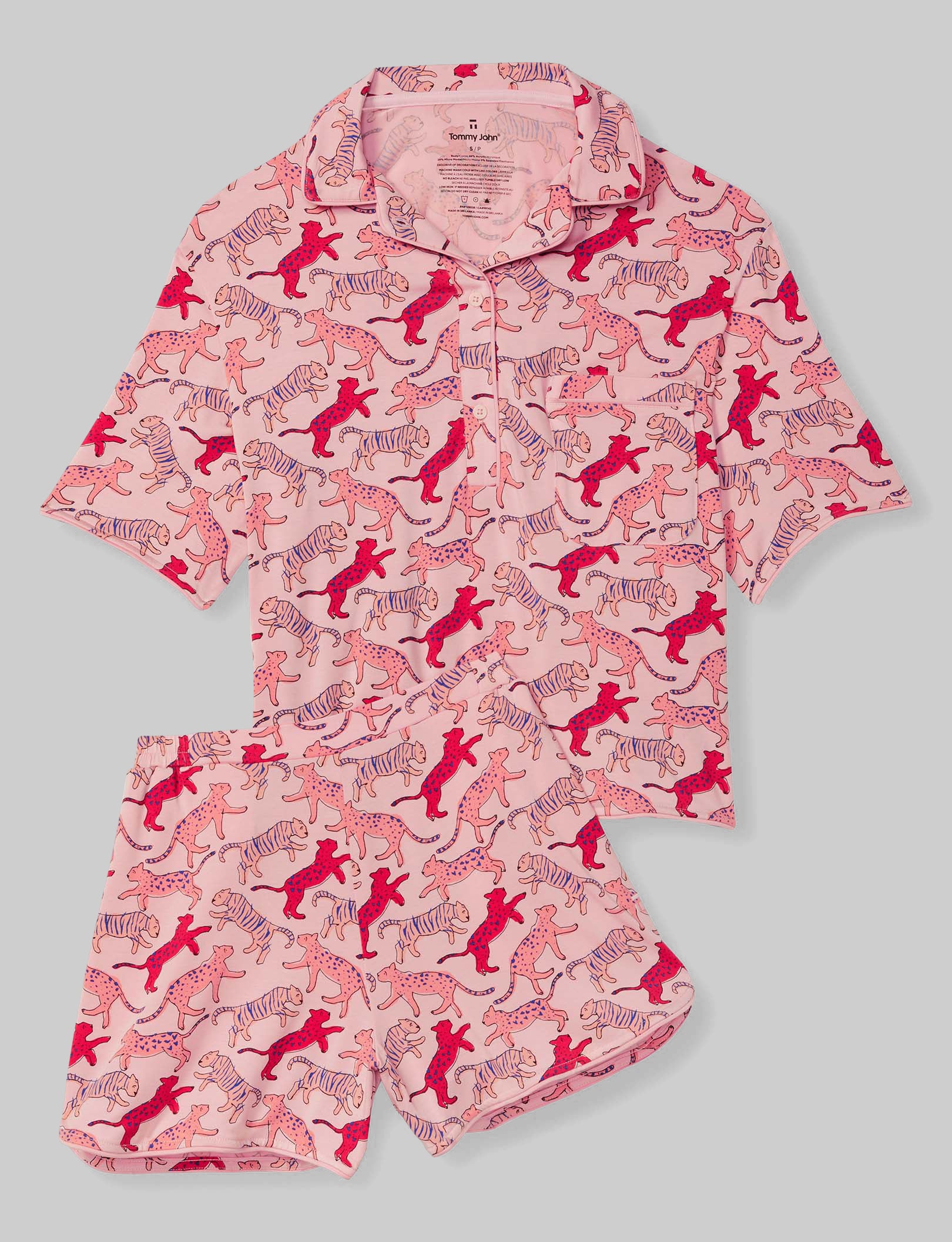 Women's Downtime Pajama Top & Short Set