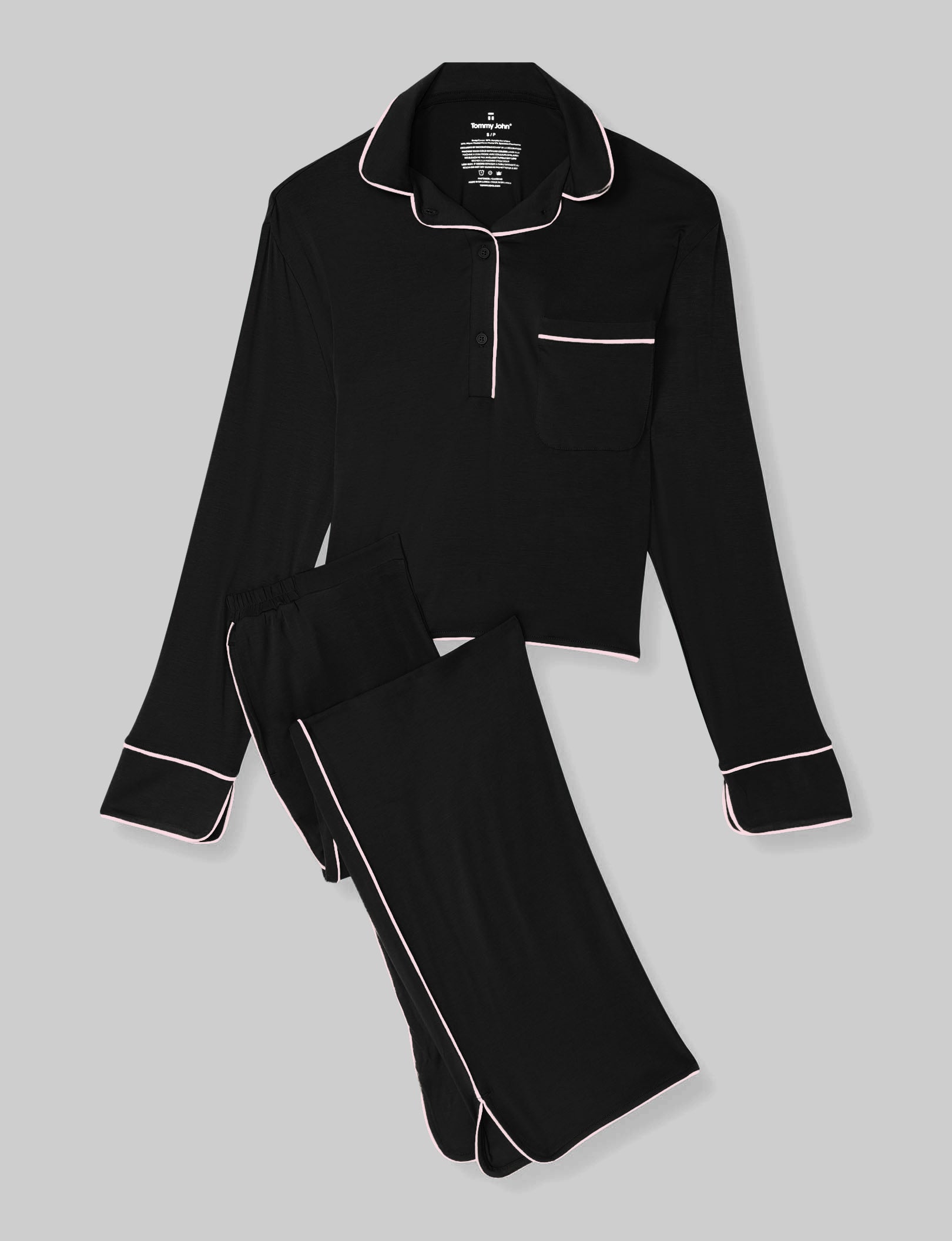 Women's Downtime Long Sleeve Pajama Top & Pant Set