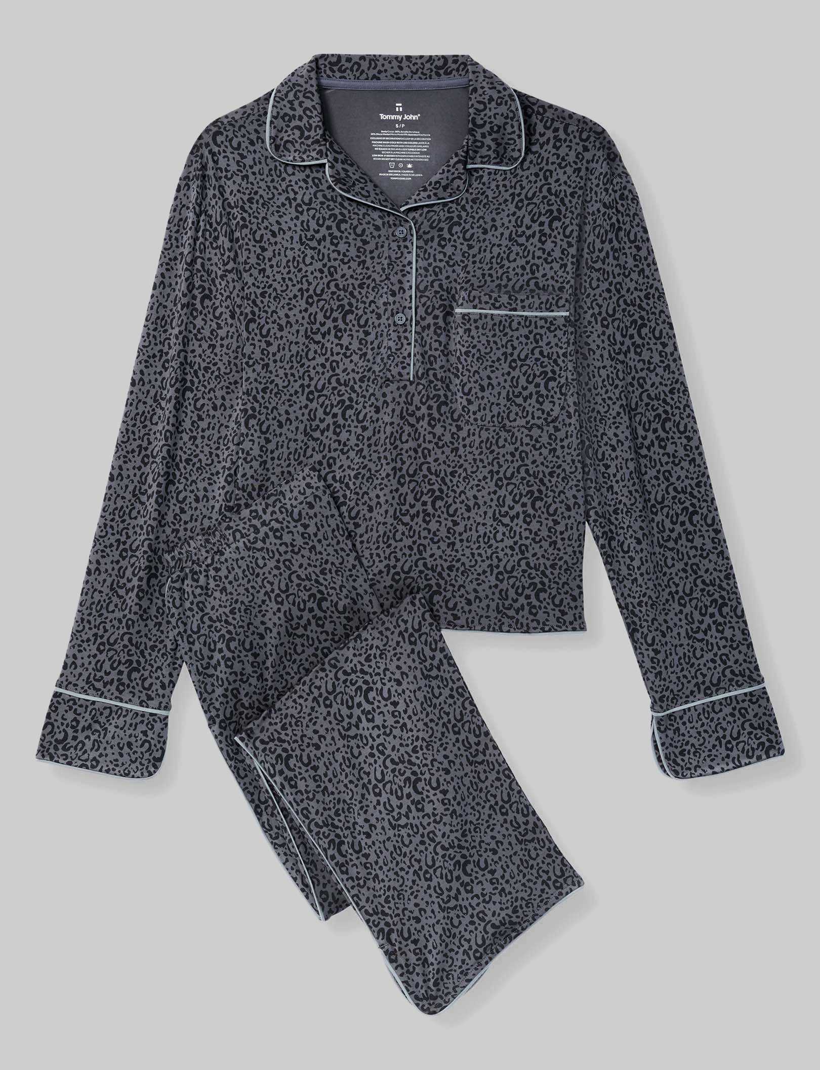 Women's Downtime Long Sleeve Pajama Top & Pant Set