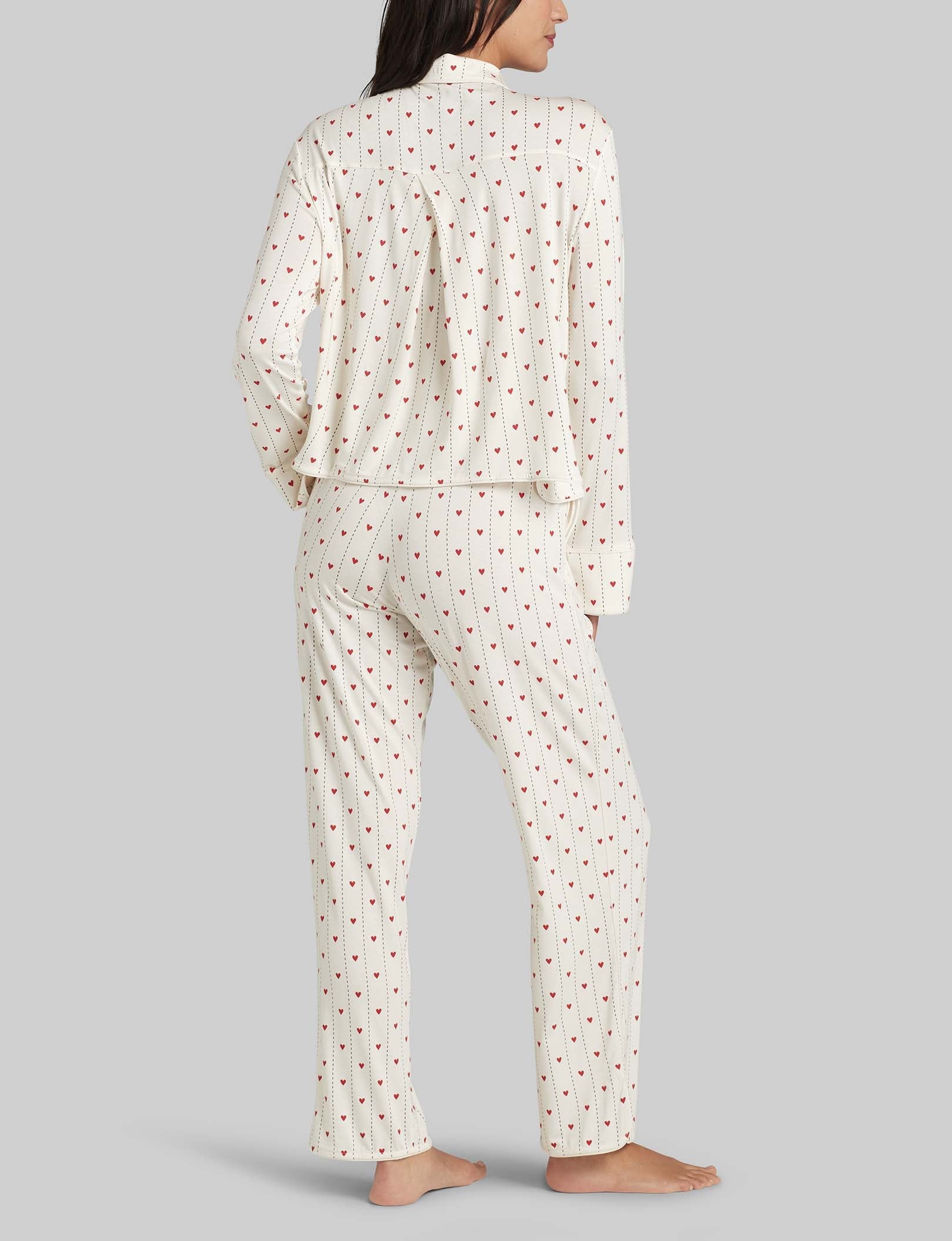 Women's Downtime Long Sleeve Pajama Top & Pant Set