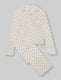 Women's Downtime Long Sleeve Pajama Top & Pant Set::Coconut Milk Sweetheart::Swatch