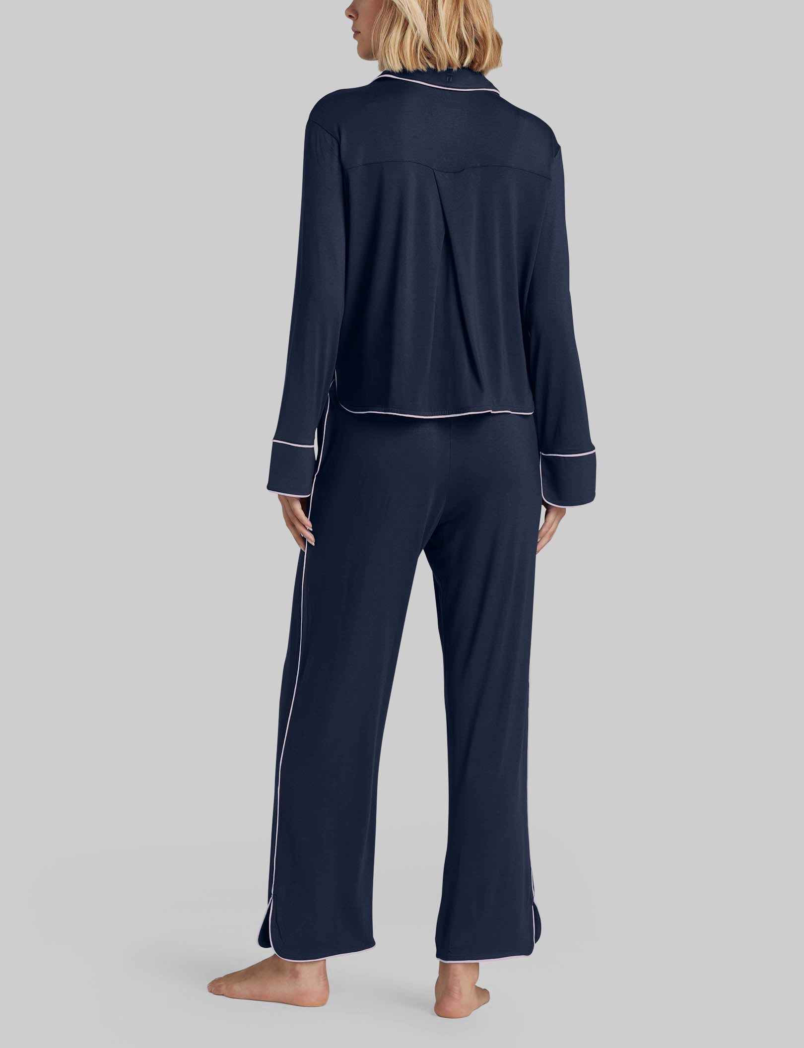 Women's Downtime Long Sleeve Pajama Top & Pant Set