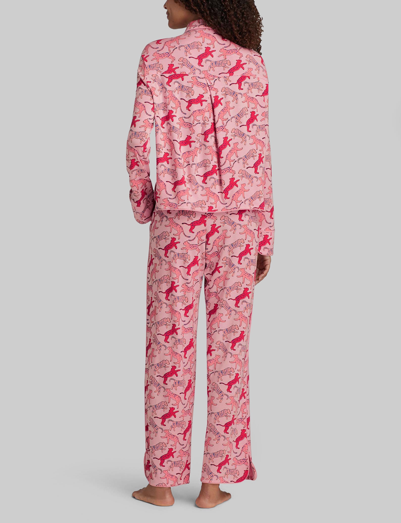 Women's Downtime Long Sleeve Pajama Top & Pant Set
