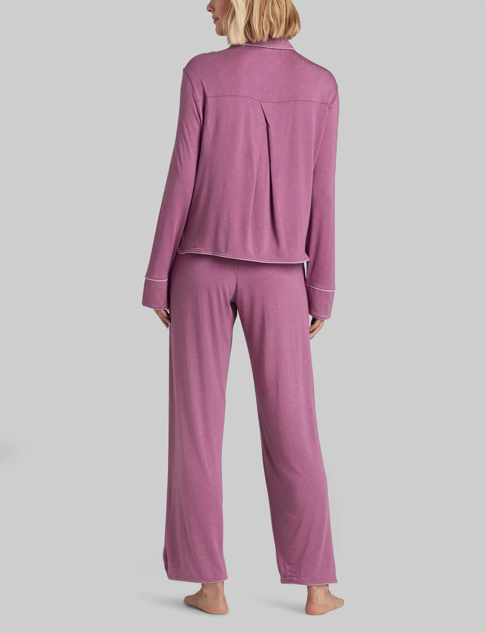 Women's Downtime Long Sleeve Pajama Top & Pant Set