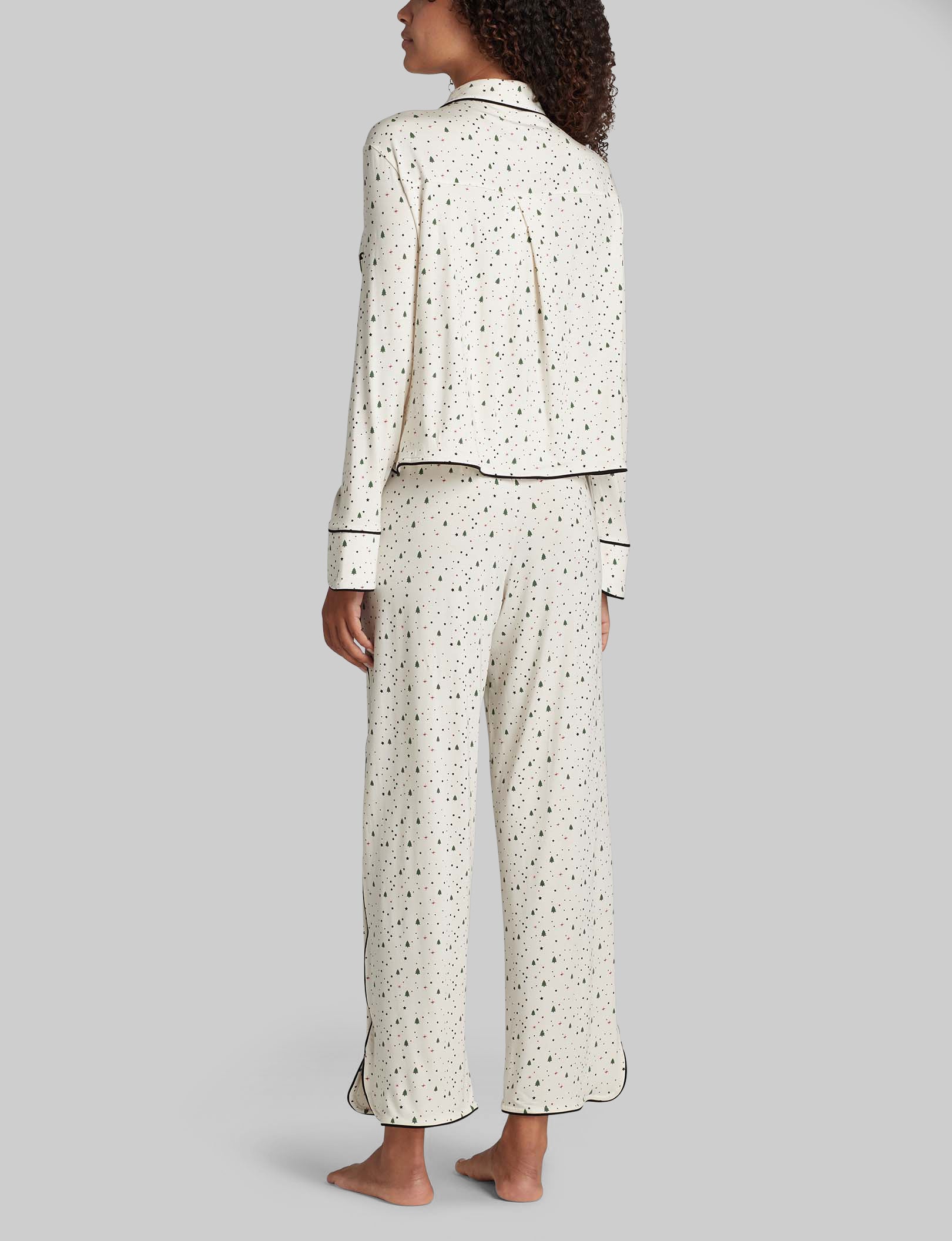 Women's Downtime Long Sleeve Pajama Top & Pant Set