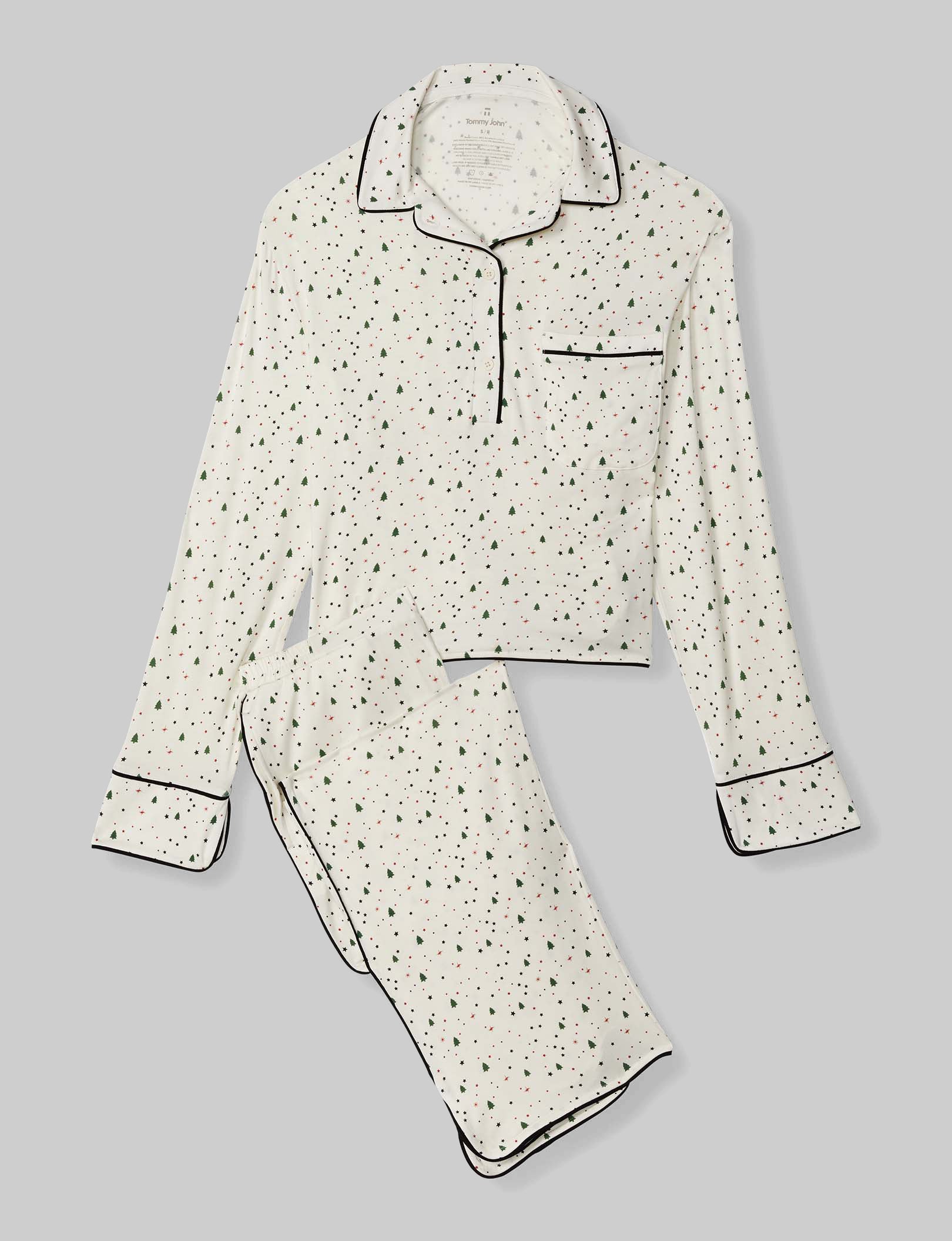 Women's Downtime Long Sleeve Pajama Top & Pant Set