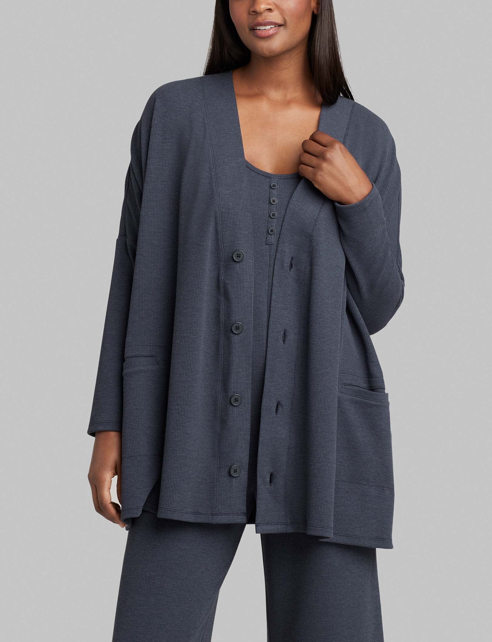 Women's Zen Waffle Lounge Cardigan