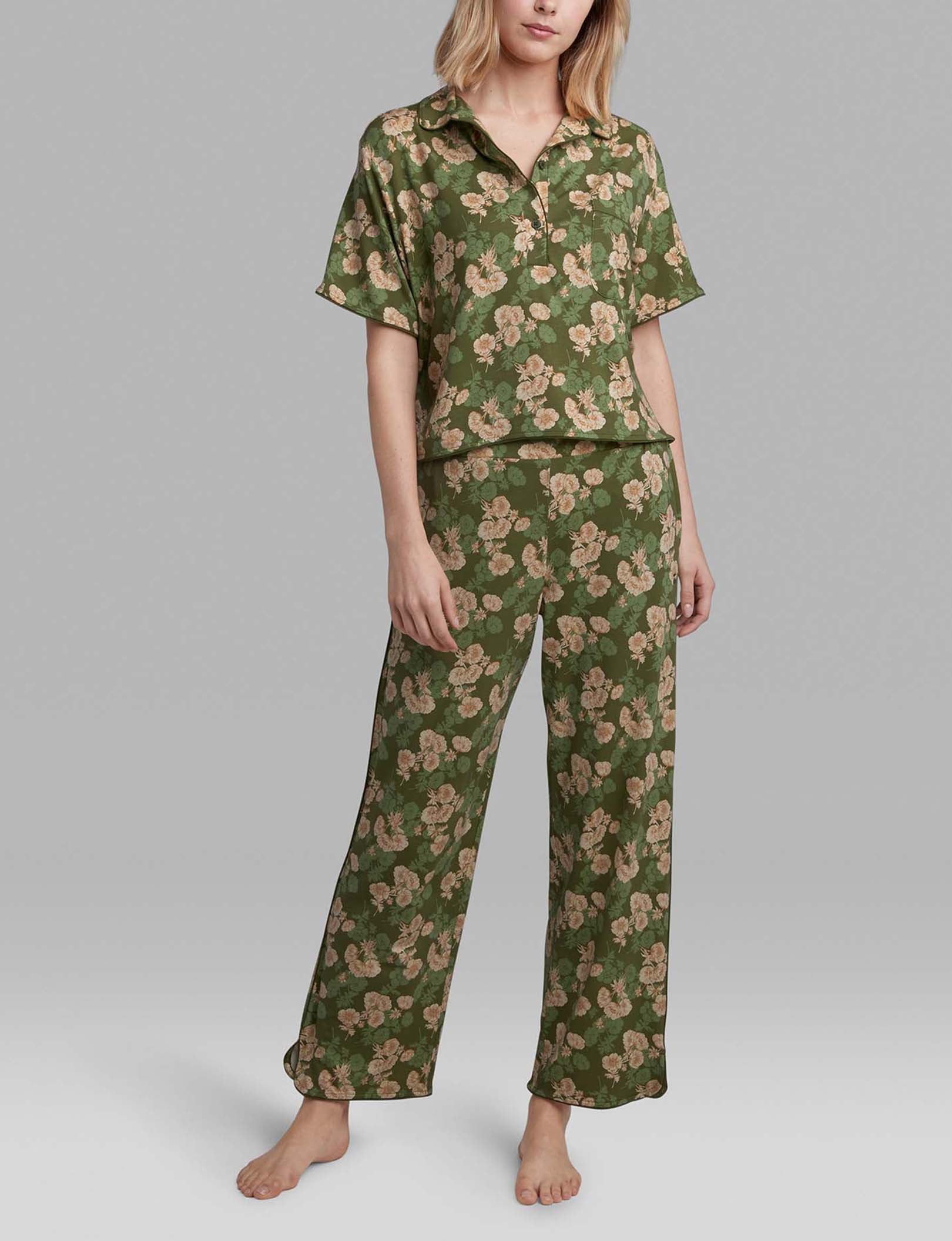 Women's Downtime Pajama Top & Pant Set