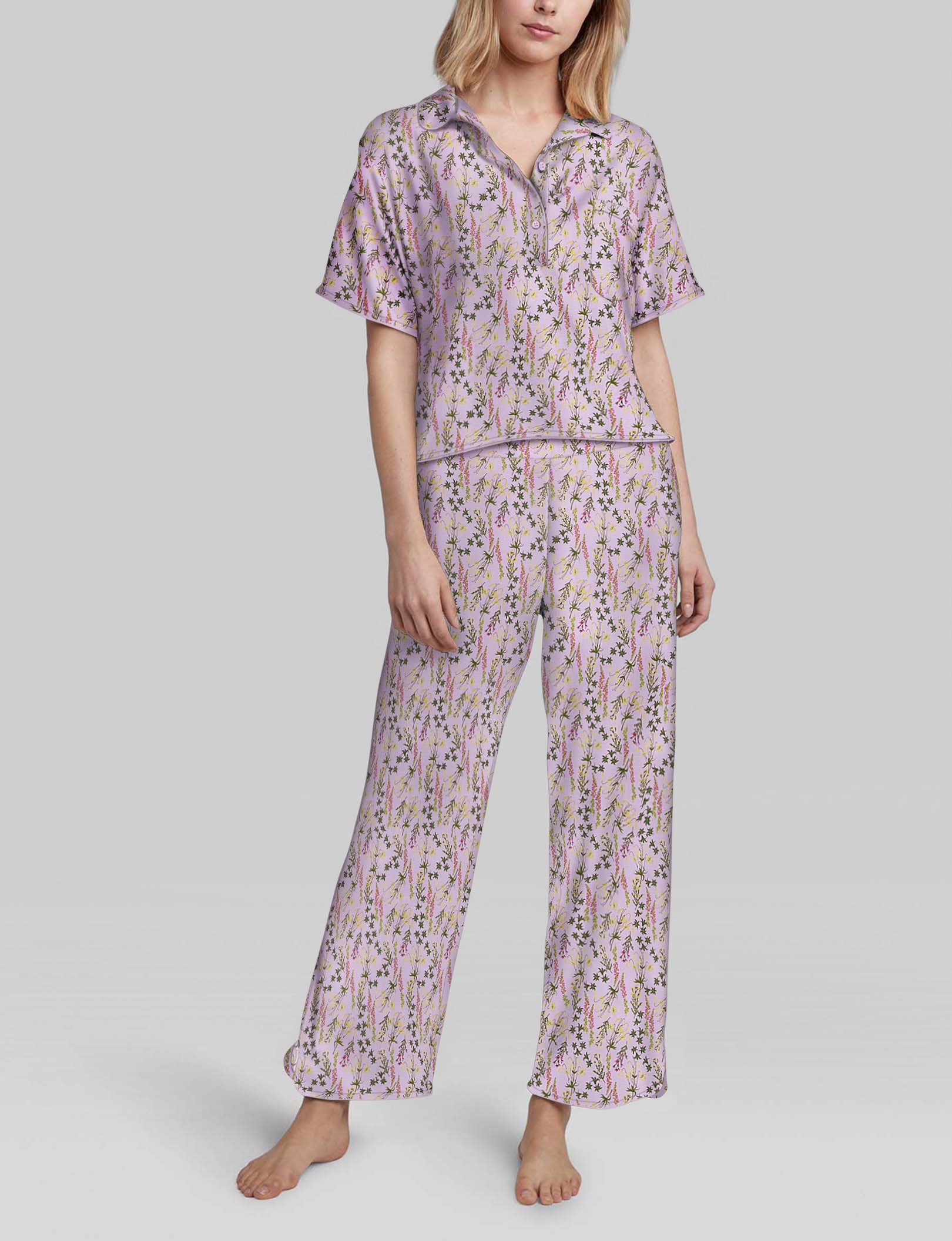 Women's Downtime Pajama Top & Pant Set