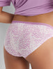 Women's Air Bikini::Coconut Milk Abstract Feathers