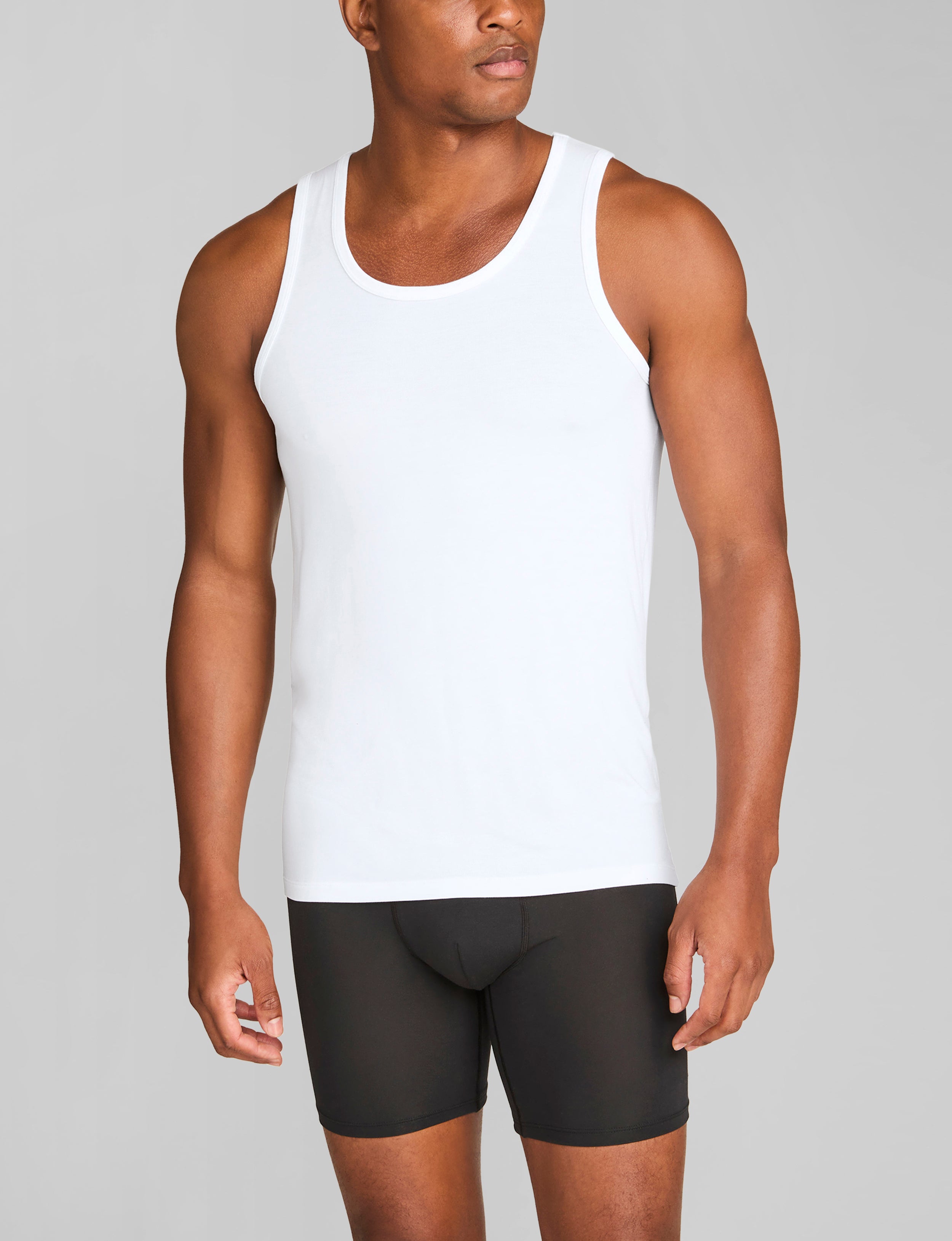 Second Skin Tank Modern Fit Undershirt (3-Pack)
