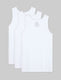 Second Skin Tank Modern Fit Undershirt (3-Pack)::White::Swatch