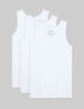 Second Skin Tank Modern Fit Undershirt (3-Pack)::White::Swatch