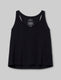 Women's Second Skin Not-Too-Cropped Tank::Black::Swatch