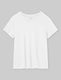 Women's Second Skin Crew Neck Tee::White::Swatch