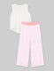 Women’s Power Nap Tank & Pant Set::Festival Bloom Gingham::Swatch