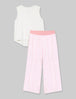 Women’s Power Nap Tank & Pant Set::Festival Bloom Gingham::Swatch