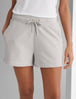 Women's French Terry Short::Silver Gray