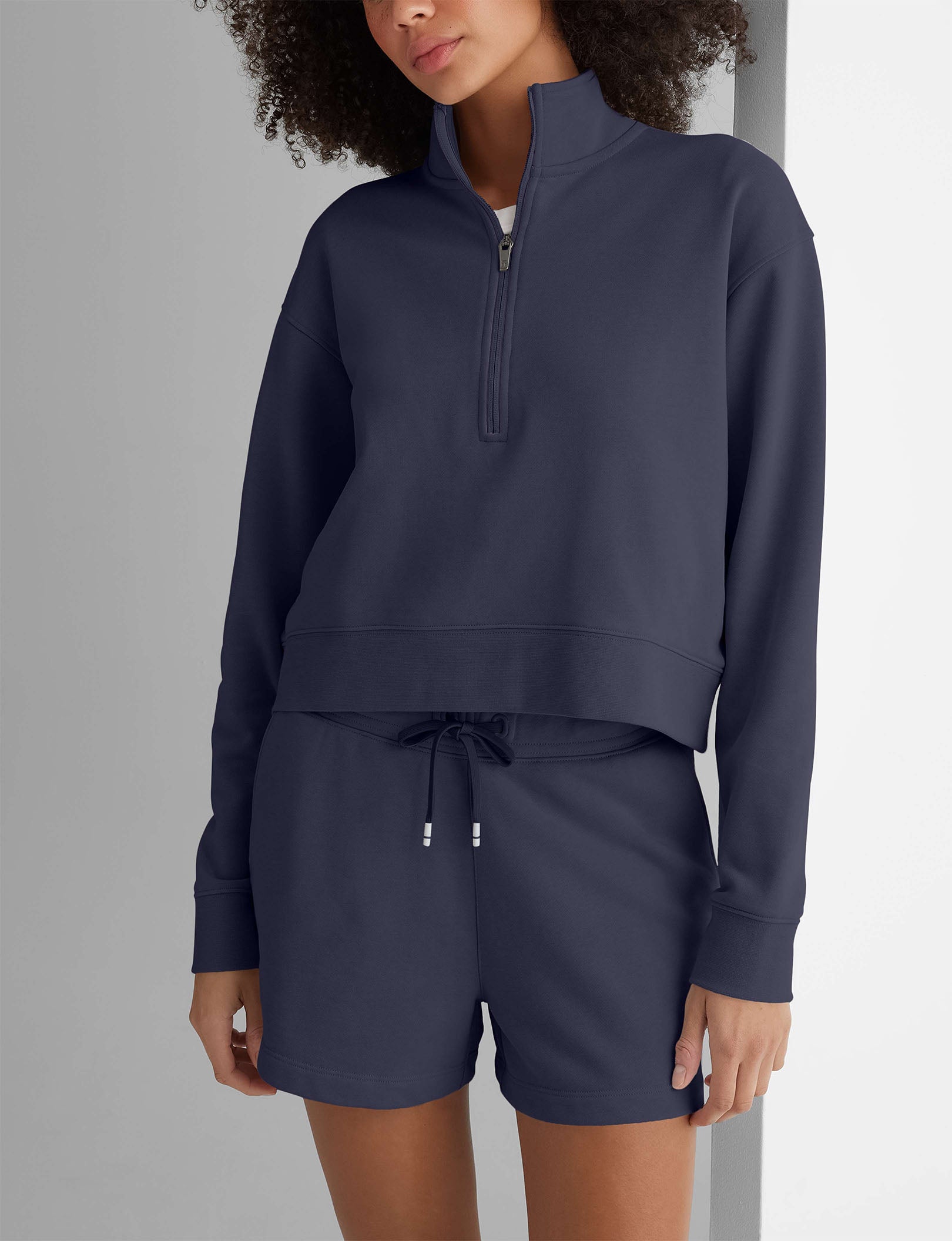 Women's French Terry Half-Zip Sweatshirt
