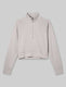 Women's French Terry Half-Zip Sweatshirt::Silver Gray::Swatch