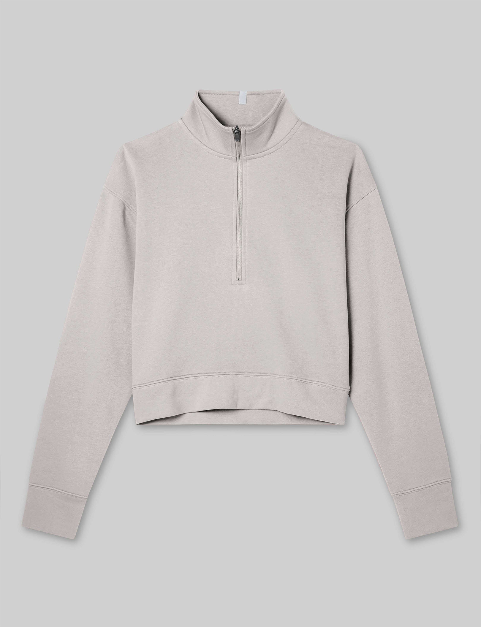 Women's French Terry Half-Zip Sweatshirt Black / XS (0-2) Women's French Terry Half-Zip Sweatshirt Black / XS (0-2)