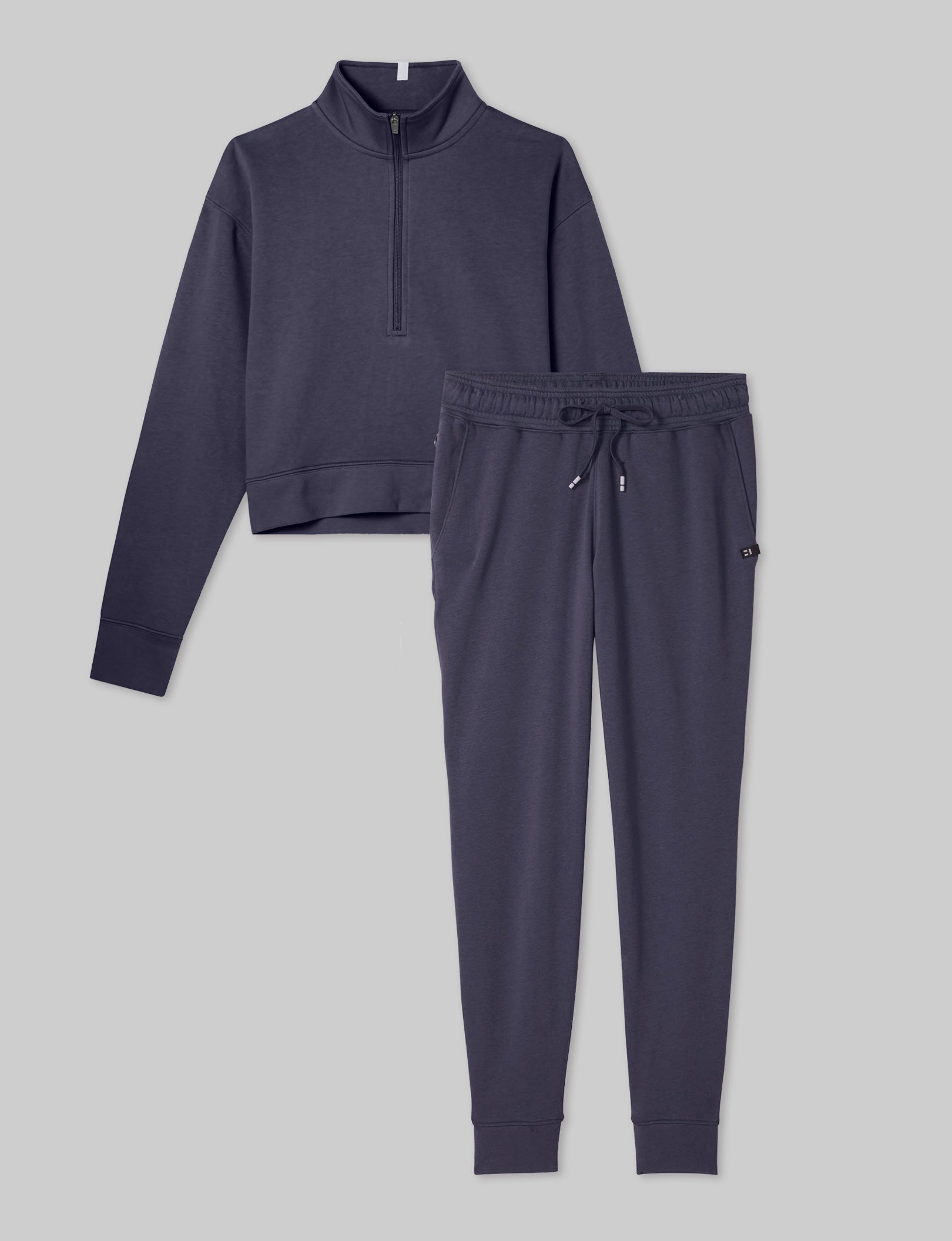 Women's French Terry Half-Zip & Jogger Set