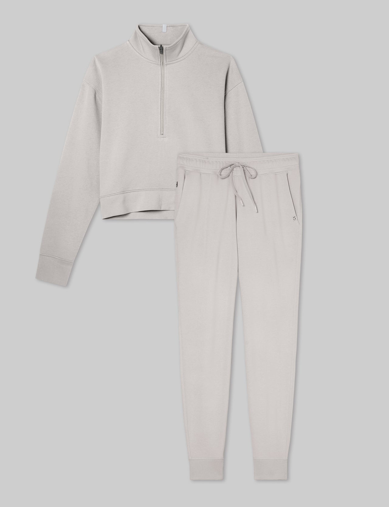 Women's French Terry Half-Zip & Jogger Set