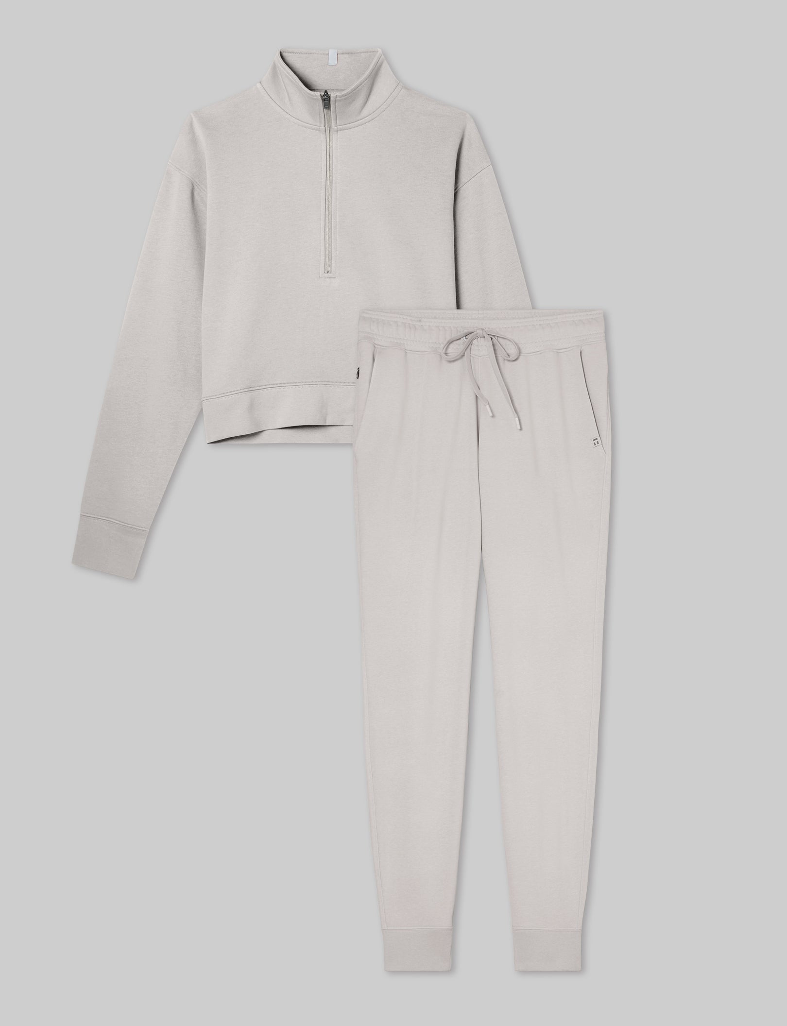 Women's French Terry Half-Zip & Jogger Set