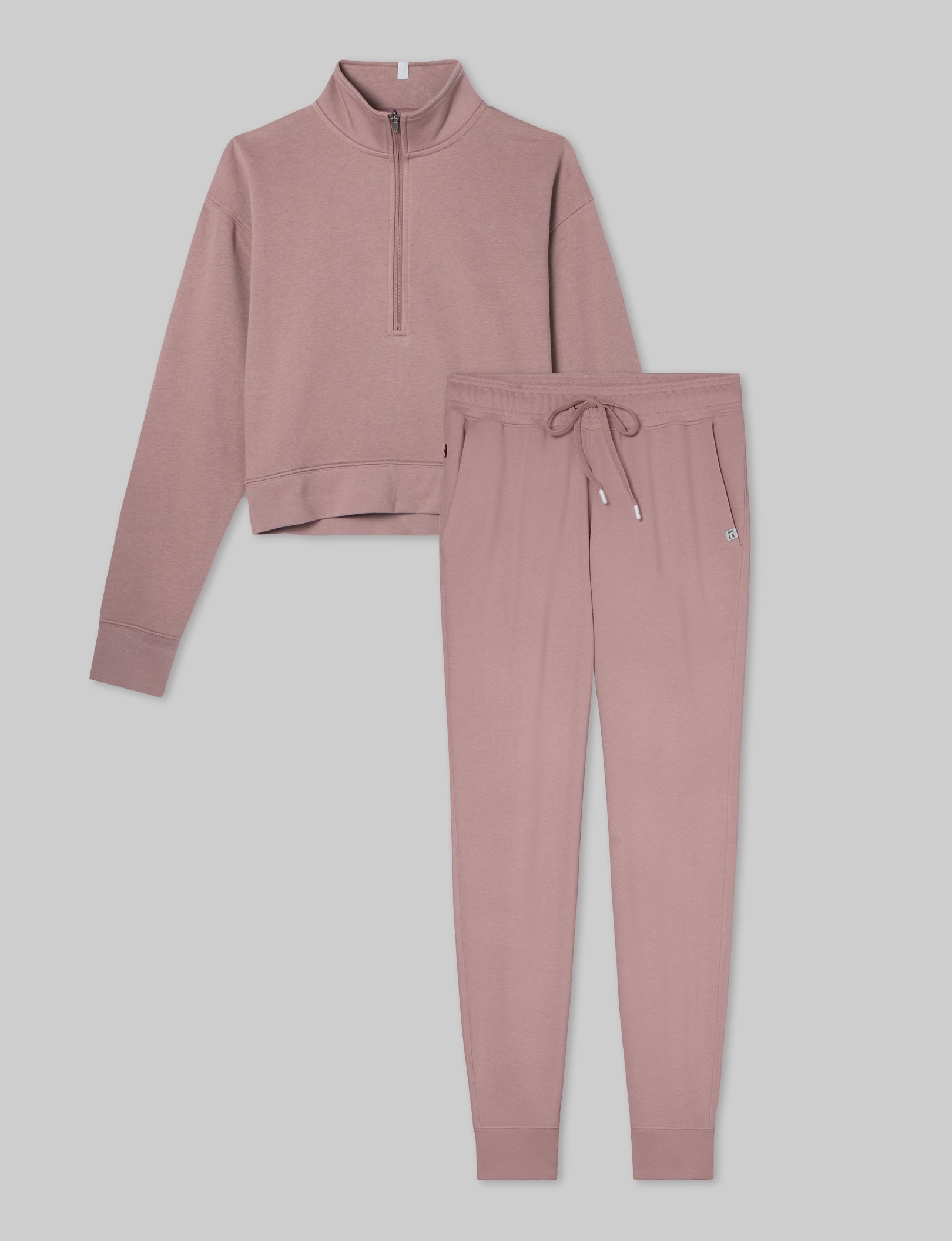 Women's French Terry Half-Zip & Jogger Set