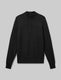 Sweater Quarter Zip::Black::Swatch