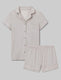 Women's Downtime Pajama Top & Short Set::Mini Star System::Swatch