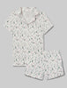 Women's Downtime Pajama Top & Short Set::Ski Mountain::Swatch