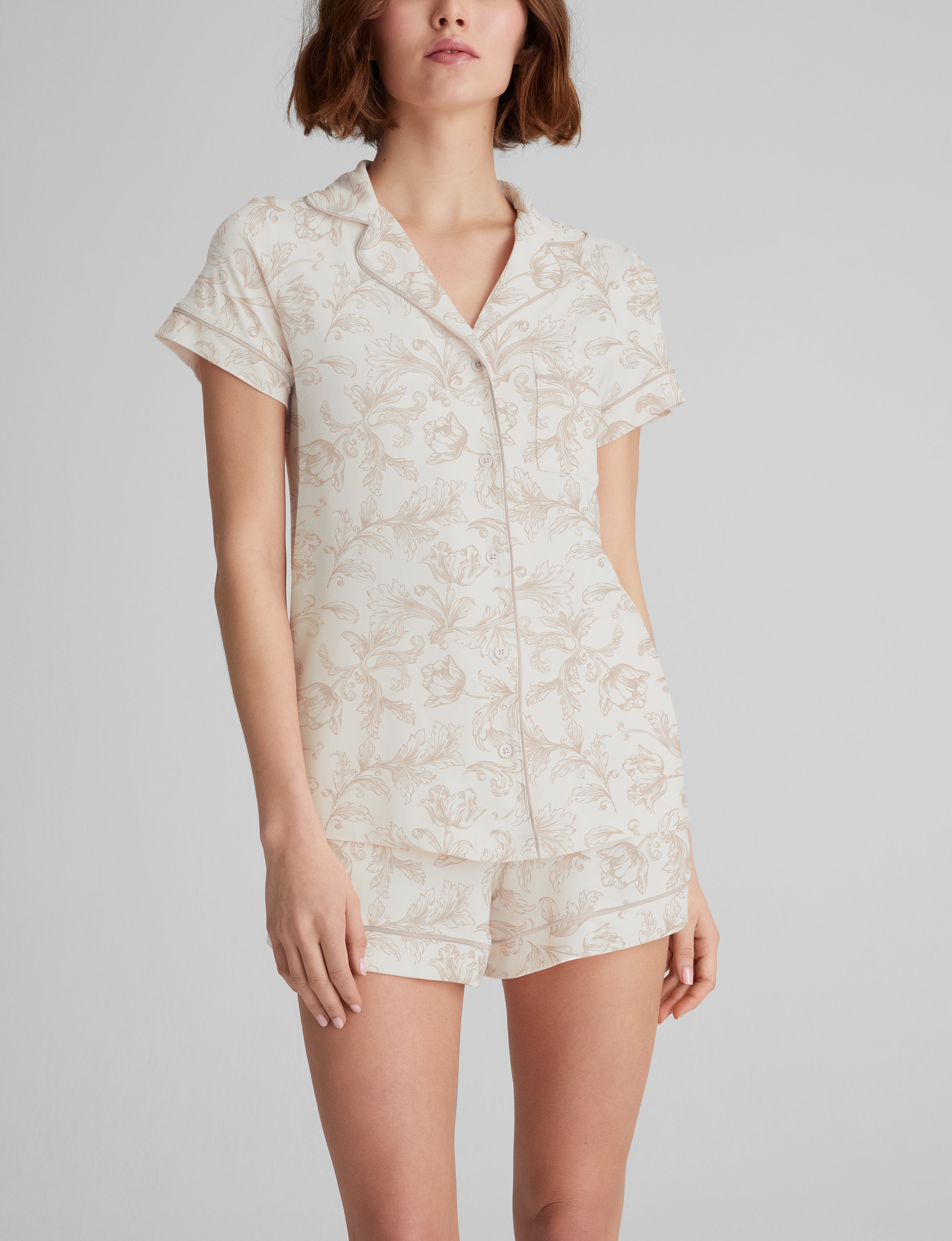 Women's Downtime Pajama Top & Short Set