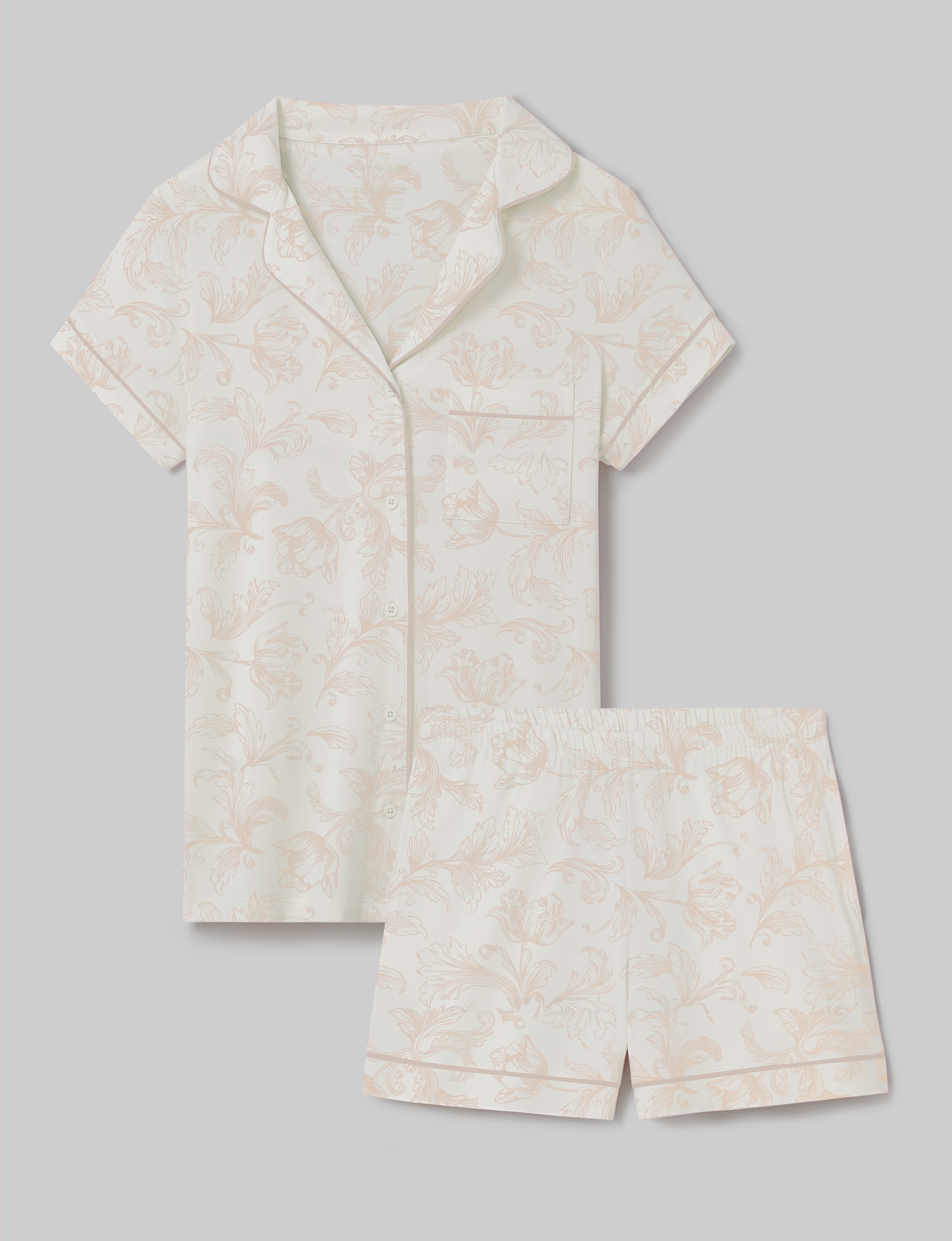 Women's Downtime Pajama Top & Short Set