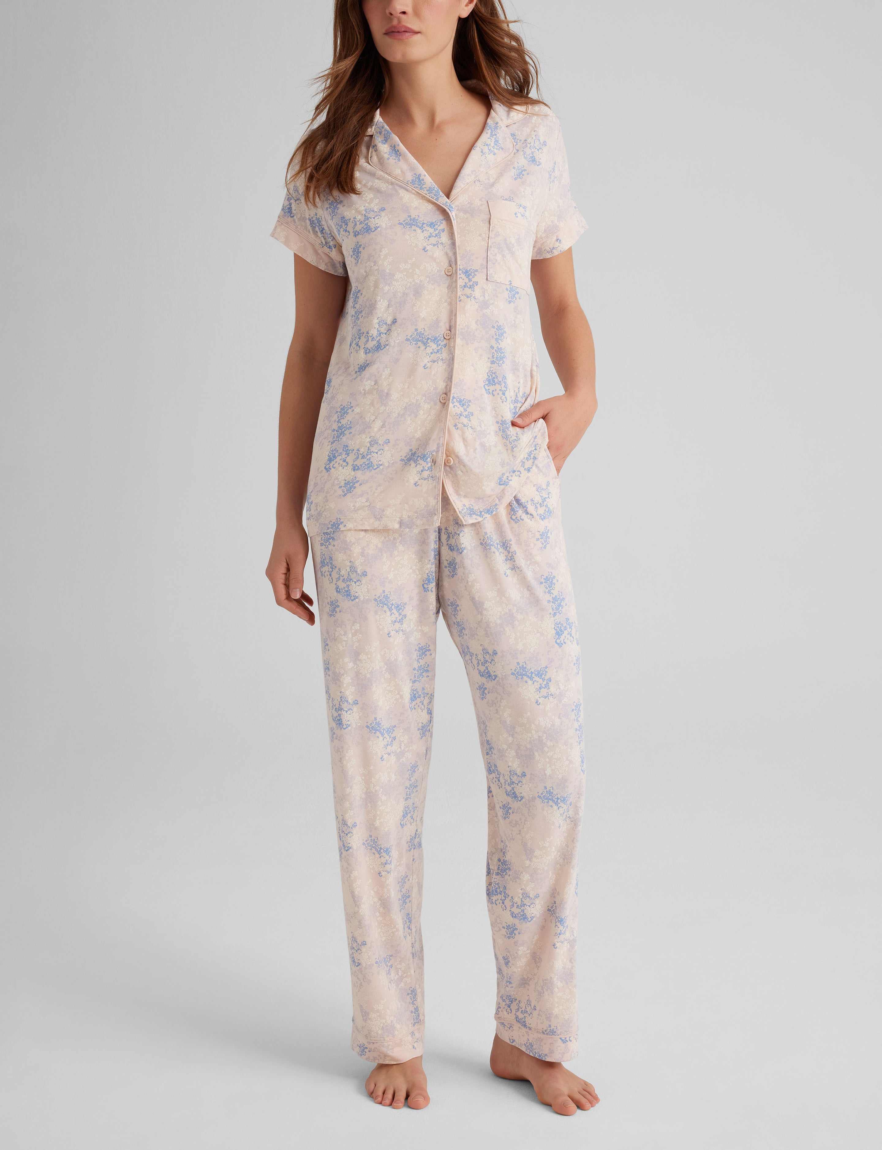 Women's Downtime Pajama Top & Pant Set