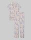 Women's Downtime Pajama Top & Pant Set::Blush Scattered Floral