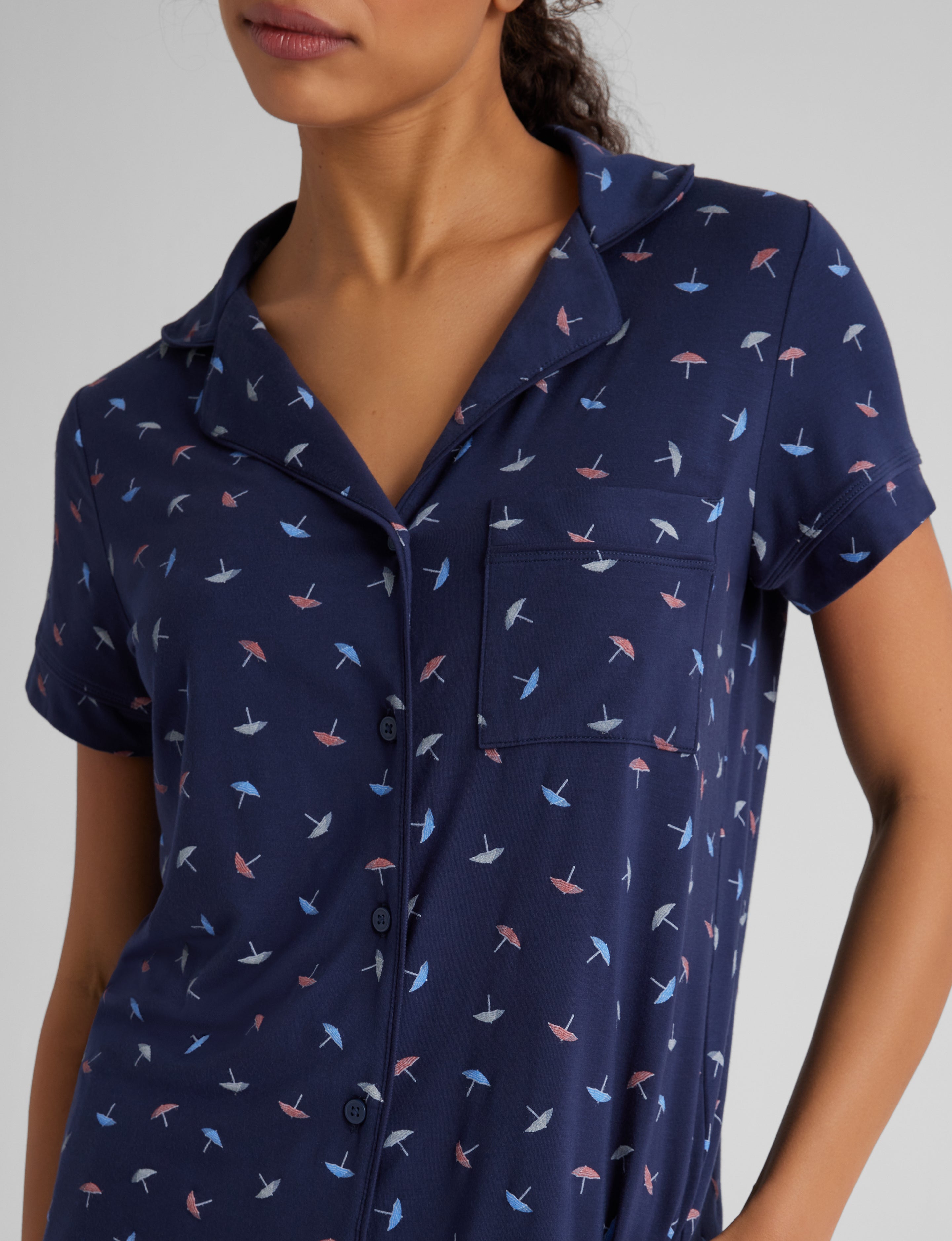 Women's Downtime Pajama Top & Short Set