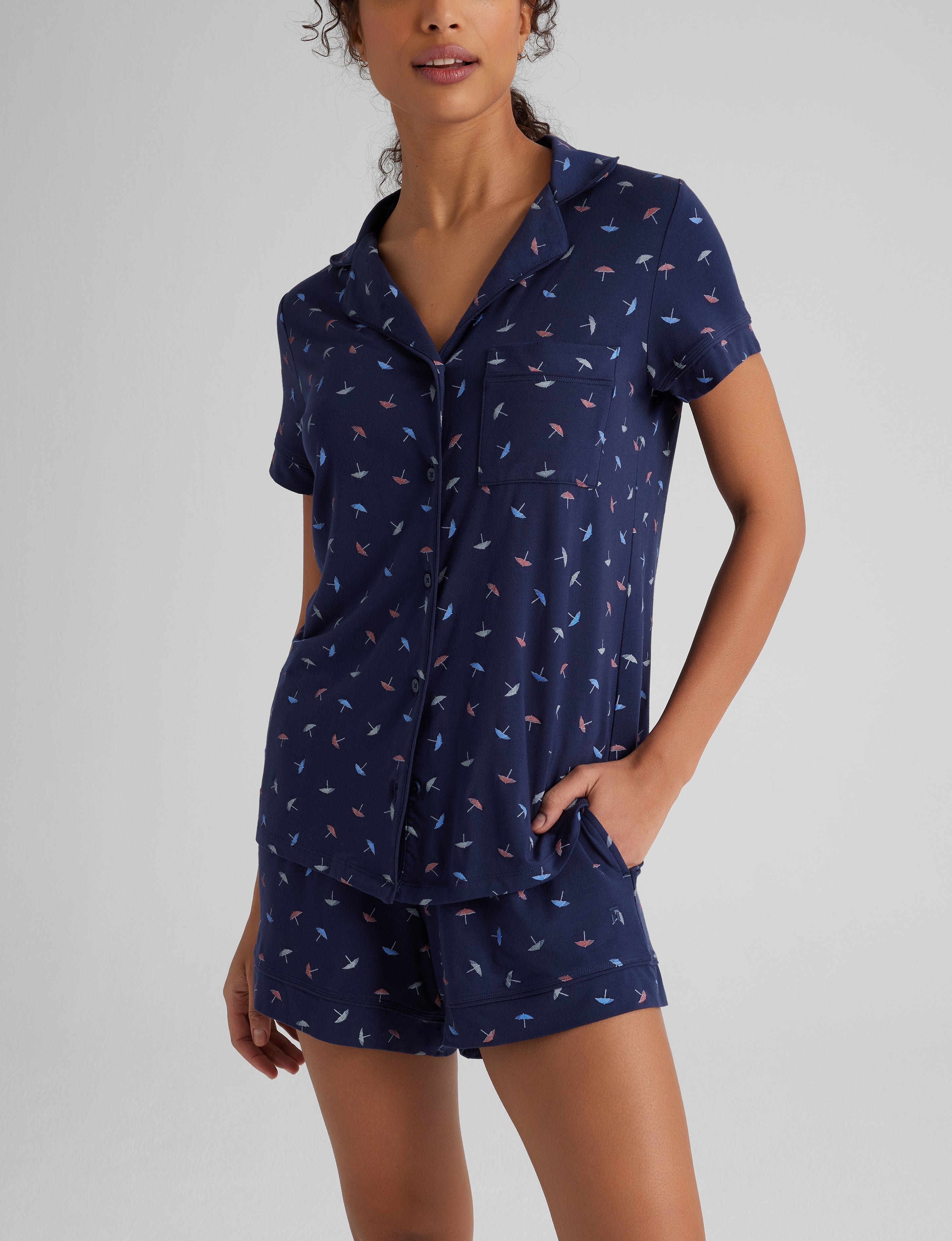 Women's Downtime Pajama Top & Short Set