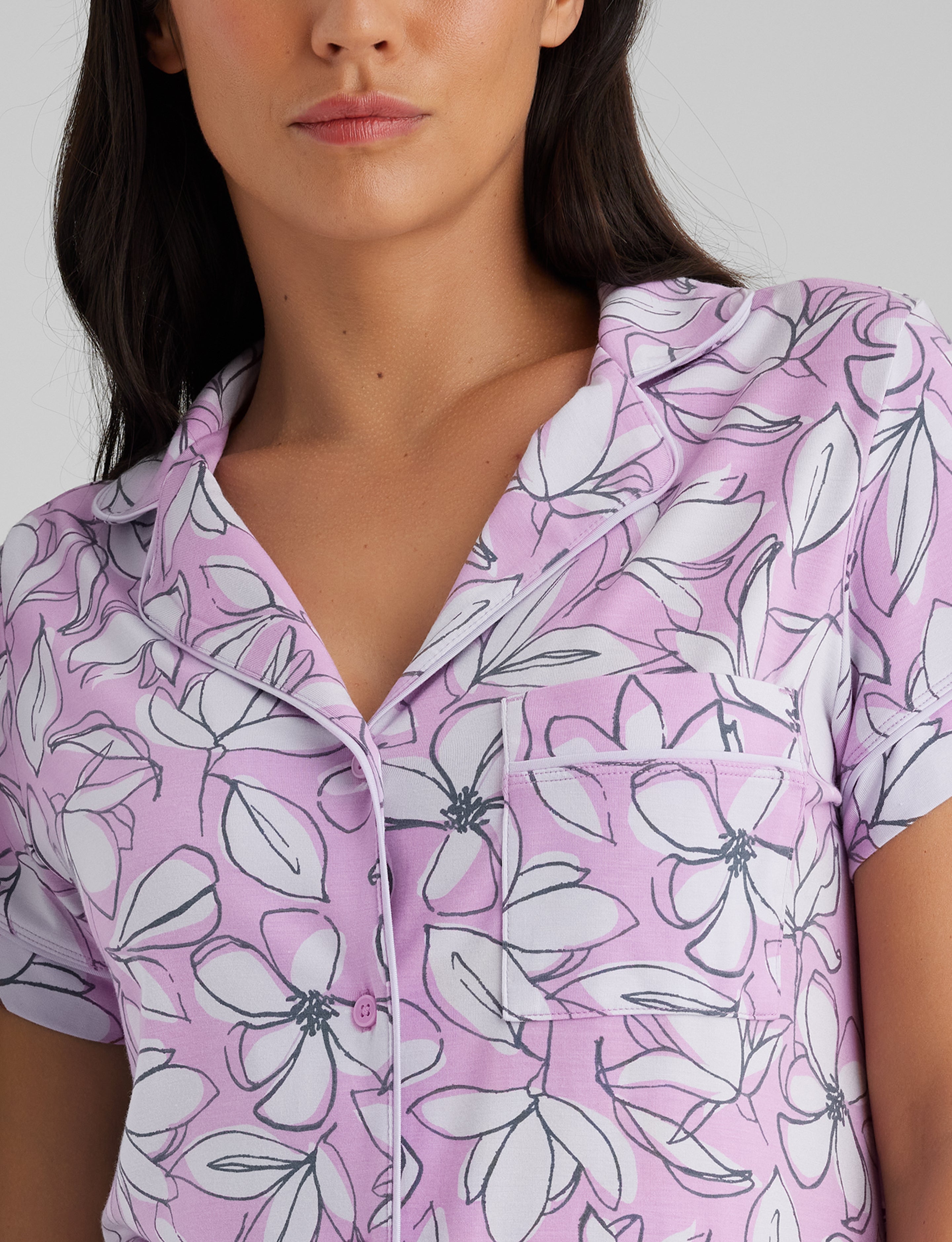 Women's Downtime Pajama Top & Short Set