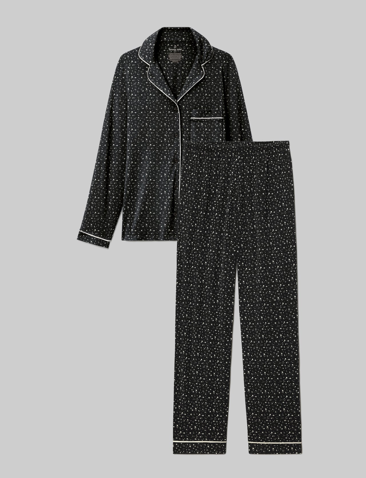Women's Downtime Long Sleeve Pajama Top & Pant Set