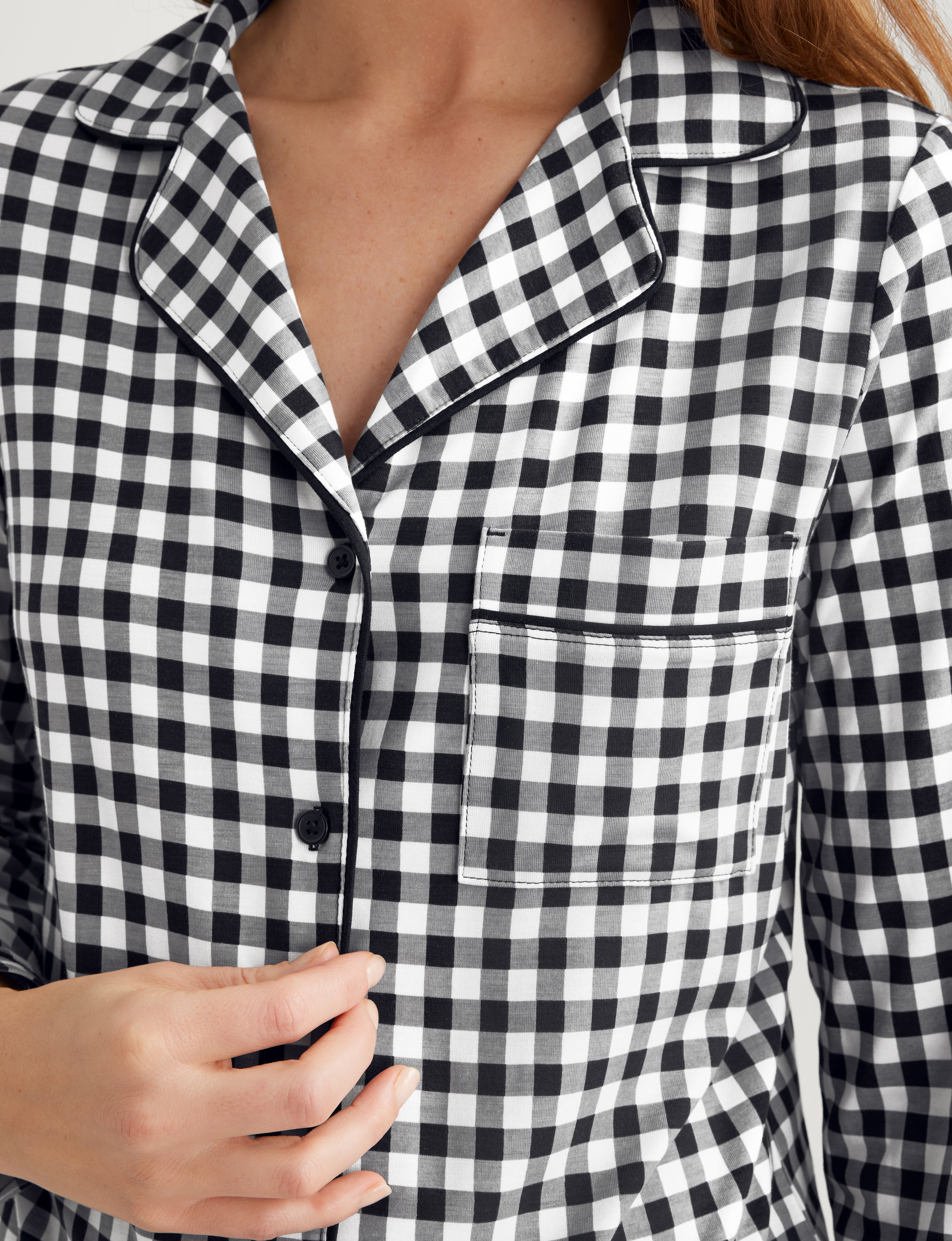 Women's Downtime Long Sleeve Pajama Top & Pant Set