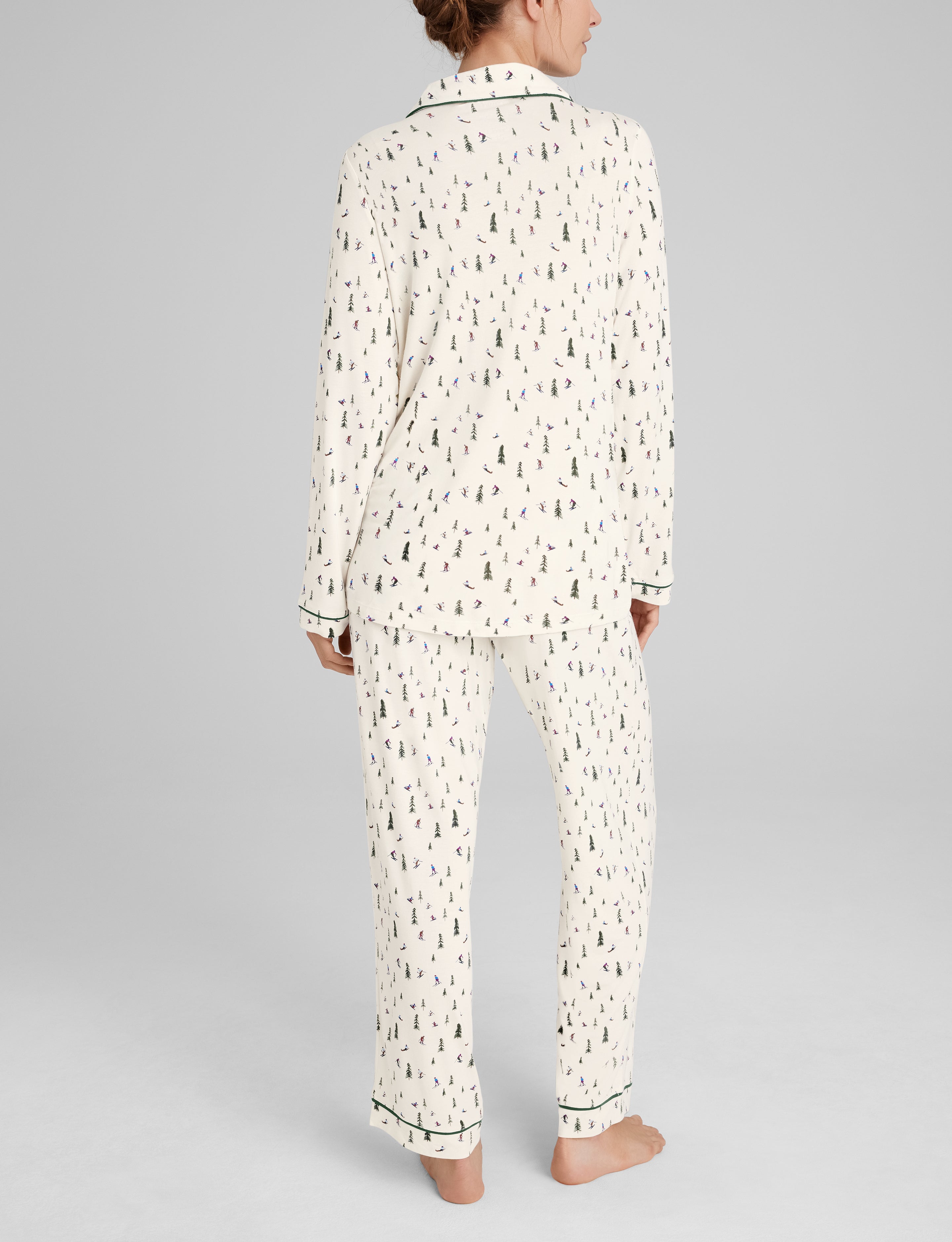 Women's Downtime Long Sleeve Pajama Top & Pant Set